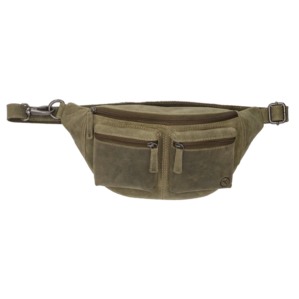 Hide &amp; Stitches Bltetaske Oliven 
