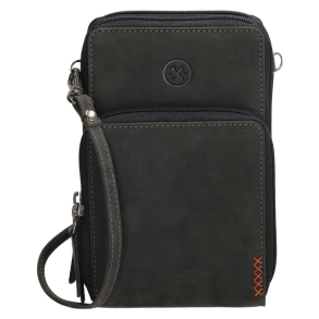 Hide & Stitches Mobiltaske Sort