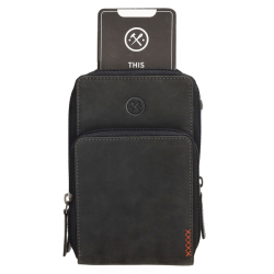 Hide & Stitches Mobiltaske Sort