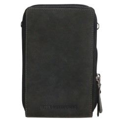 Hide & Stitches Mobiltaske Sort
