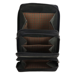 Hide & Stitches Mobiltaske Sort