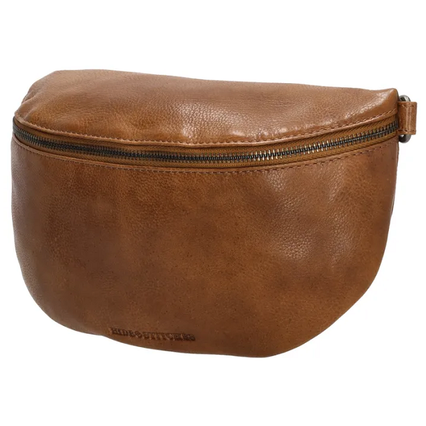 Hide &amp; Stitches Paint Rock L Bltetaske Cognac