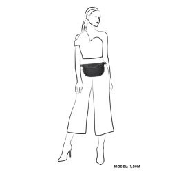 Hide & Stitches Paint Rock Bltetaske Sort 