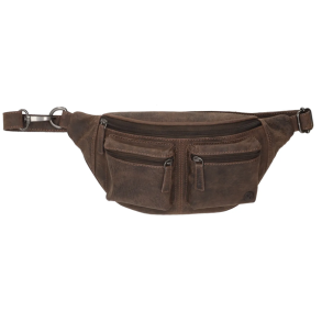 Hide & Stitches B�ltetaske M�rkebrun