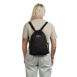 JanSport Drawsack Gymnastikpose Sort