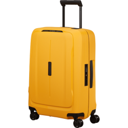 Samsonite Essens 55 cm kuffert i gul set forfra med TSA-l�s og dobbelthjul