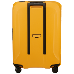 Samsonite Essens 69 cm kuffert i gul med TSA-l�s og 4 hjul. Perfekt til ferier. K�b hos Hugo-p.dk med hurtig levering og h�j kvalitet.