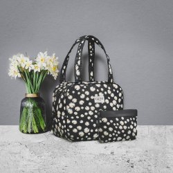 Karen 2-delt KO Toilettaskest Black Dots