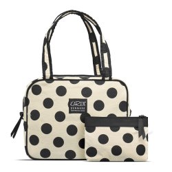 Karen 2-delt KO Toilettaskest Black Dots