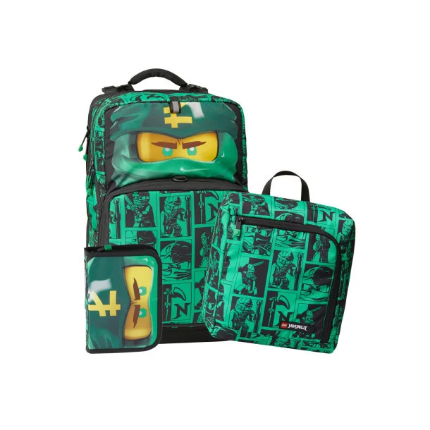  LEGO Ninjago Green Maxi School Bag Set 20229-2201