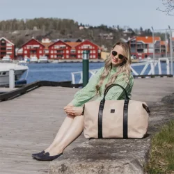Lycke Kim Rejsetaske Beige