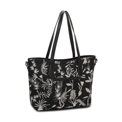 Lycke Flora Shopper Sort Gobelin