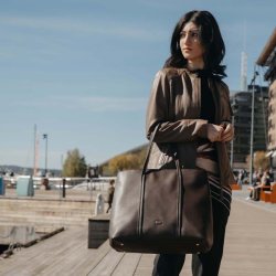 Lycke Oslo Saga Shopper Brun