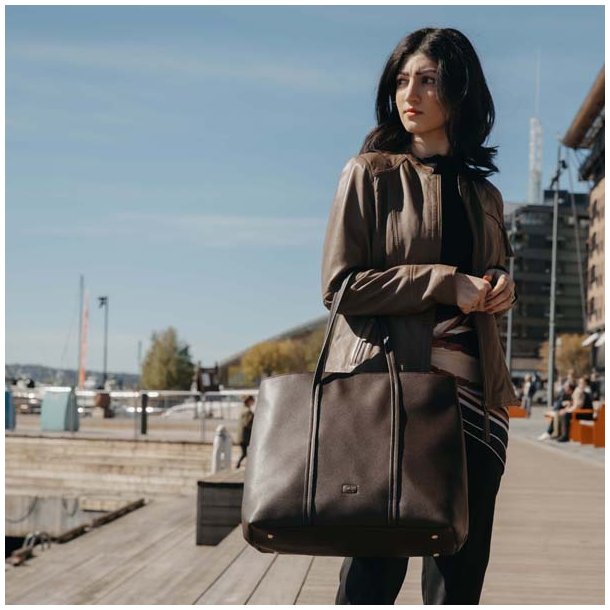 Lycke Oslo Saga Shopper Brun
