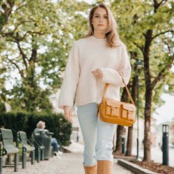 Lycke Oslo Hvaler Skuldertaske Mustard