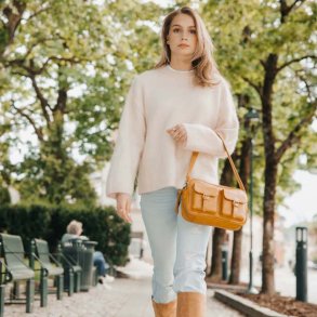 Lycke Oslo Hvaler Skuldertaske Mustard