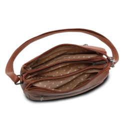 Lycke Doris Skuldertaske Brun