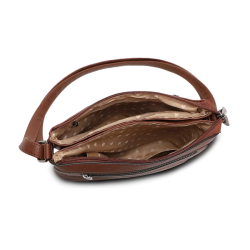 Lycke Doris Skuldertaske Brun