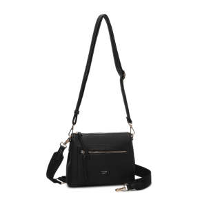 Lycke Oslo Sandnes crossover taske sort – med skulderrem og frontlomme