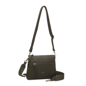 Lycke Oslo Sandnes crossover taske grn – med skulderrem og frontlomme