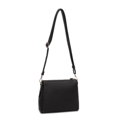 Lycke Oslo Sandnes crossover taske sort – bagsidevisning