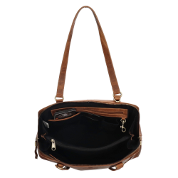 Micmacbags Lder Shopper Cognac 