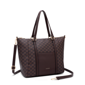 Puccini Louisa Shopper Brun Logo