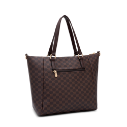 Puccini Louisa Shopper Brun Logo