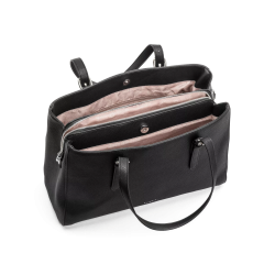 Indvendig visning af Puccini Anna h�ndveske med lynl�srum og PC-lomme