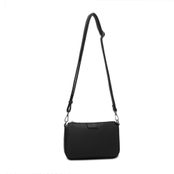 Puccini crossover taske i sort med justerbar skulderrem