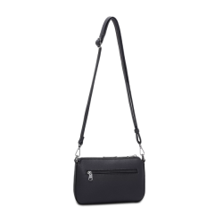 Bagsiden af tasken i navy kunstlder