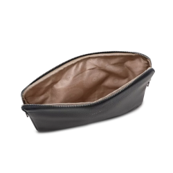 Indvendig visning af Puccini PC-mappe i navy med bldt foer