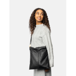 RE:DESIGNED Fosia Big Skuldertaske Sort