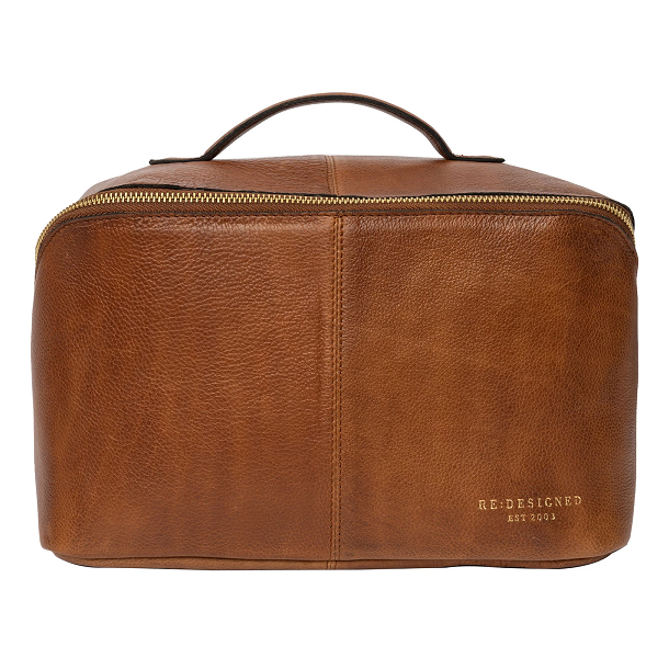RE:DESIGNED Halima Big Toilettaske Walnut 6374
