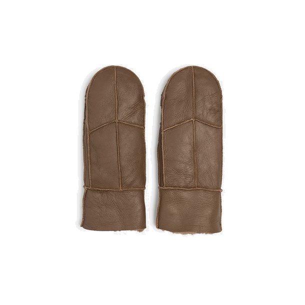 RE:DESIGNED Henny Shearling Dameluffer Brun 6193 Str. M