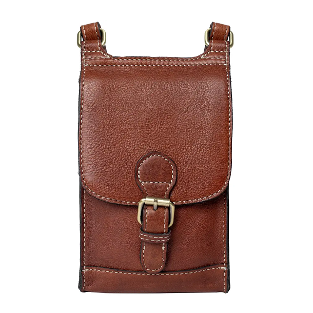 RE:DESIGNED Jeane Small Crossbody Cognac 6458