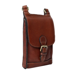 RE:DESIGNED Jeane Small Crossbody Cognac 