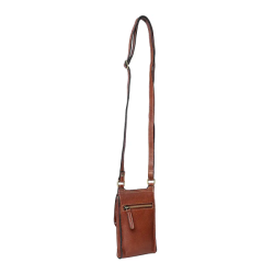 RE:DESIGNED Jeane Small Crossbody Cognac 