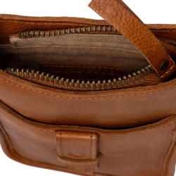 RE:DESIGNED Juna Small Crossbody Burned Tan