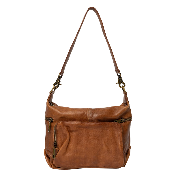 RE:DESIGNED Lula Big Skuldertaske Walnut 6420