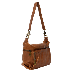 RE:DESIGNED Lula Big Skuldertaske Walnut 6420