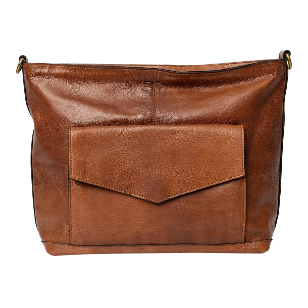 RE:DESIGNED Luzia Big Skuldertaske Walnut