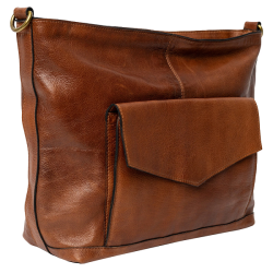 RE:DESIGNED Luzia Big Skuldertaske Walnut