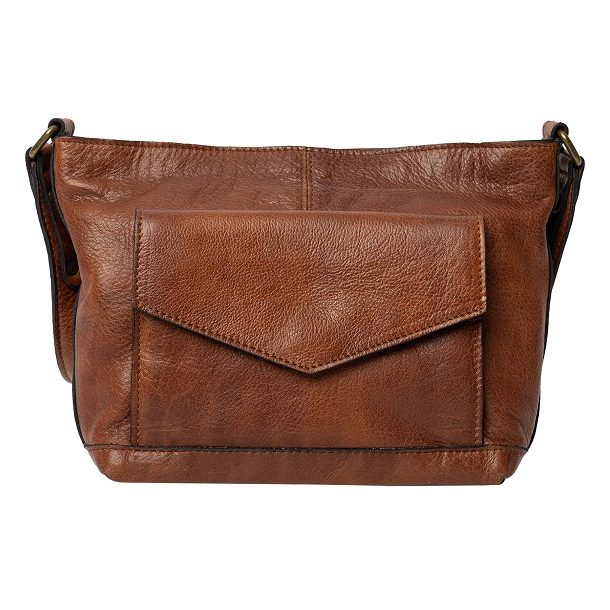 RE:DESIGNED Luzia Small Skuldertaske Walnut