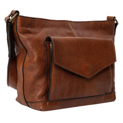 RE:DESIGNED Luzia Small Skuldertaske Walnut