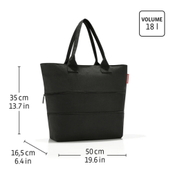 Reisenthel Shopper Glossy Dots Black