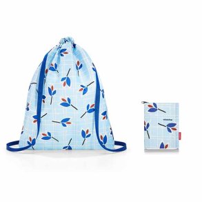 Reisenthel Mini-Maxi rygsk/shopper Leaves Blue