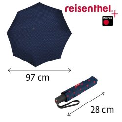 Reisenthel Pocket Duomatic Taskeparaply Dots Red