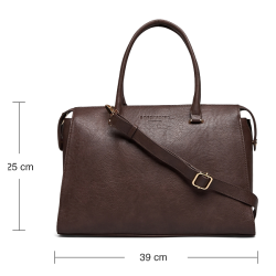 Rosemunde Arbejdstaske 14" Black/Silver