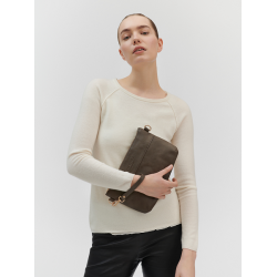 Rosemunde RBAndora Combi Clutch Grey/Black Oxid 